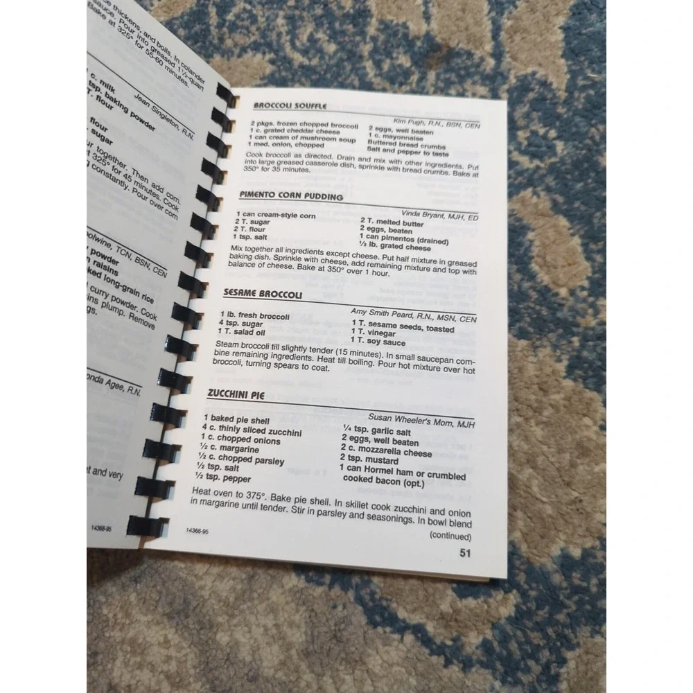 Vtg Cookbook‎ Virginia Emergency Nurses Association Sharing Our Best 1996